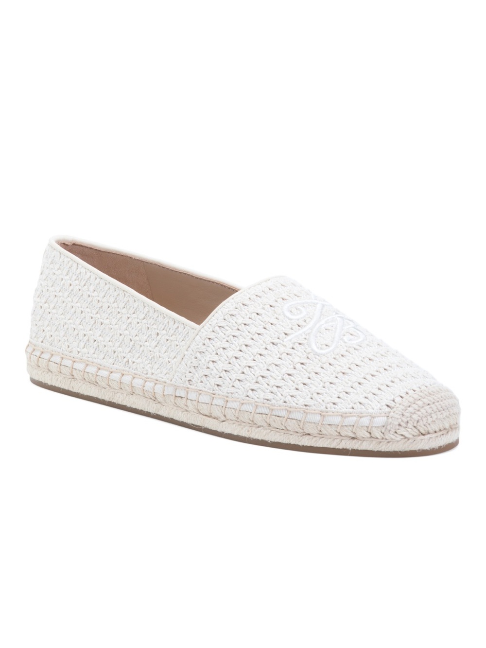Ted Baker Piper Embroidered Flats Woven Slip-On Shoes